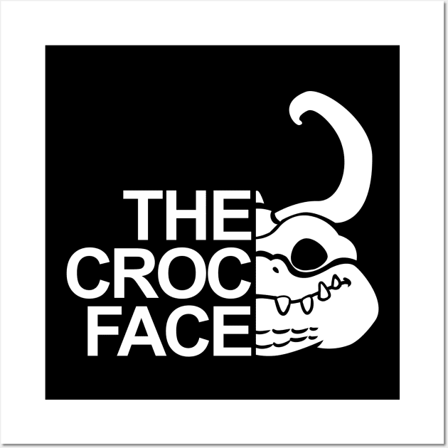 The croc face Wall Art by peekxel